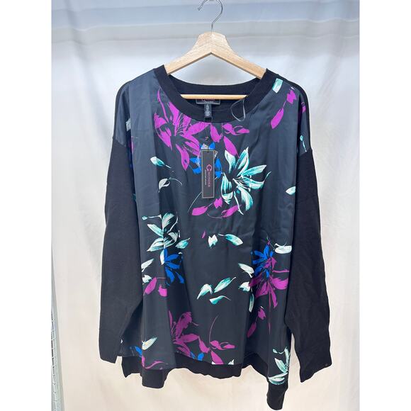 C.Wonder Black 1X Sweater by Christian Siriano - Picture 1 of 8